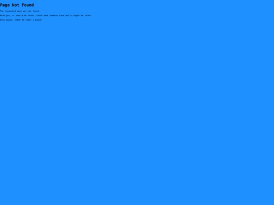 not_found screenshot