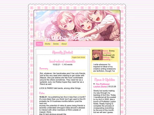 Website screenshot