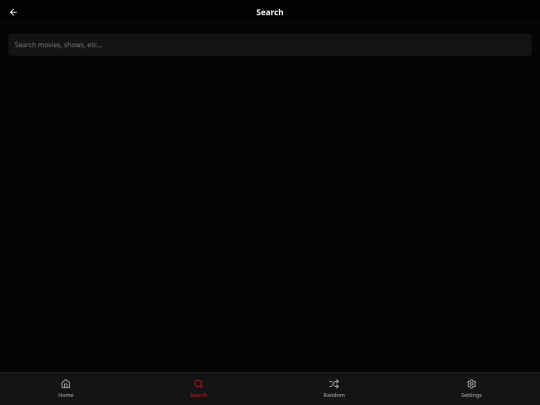 search screenshot