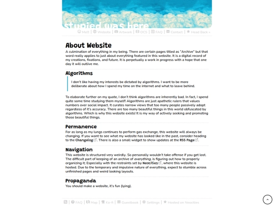 about/website screenshot