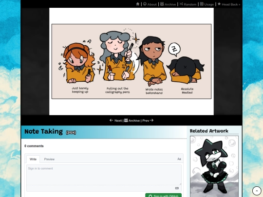 art/p/24/comic/Notes-Taking screenshot