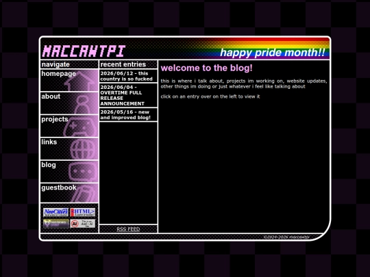 blog screenshot