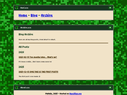 archive screenshot