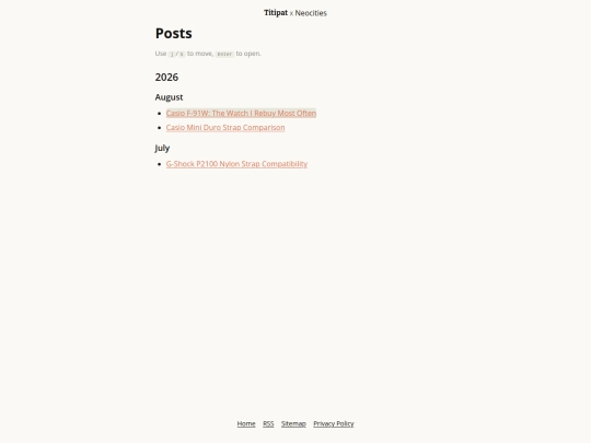 posts screenshot