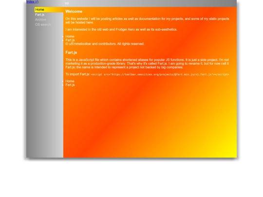 index.fw screenshot