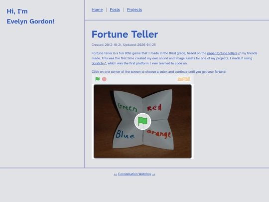 projects/fortune-teller screenshot