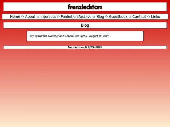 blog screenshot