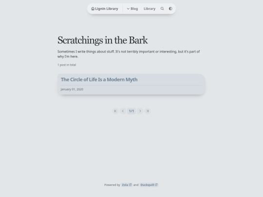 blog/page/1 screenshot