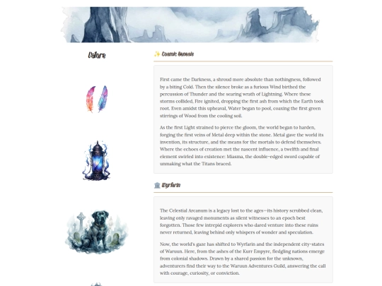 valore_overview screenshot