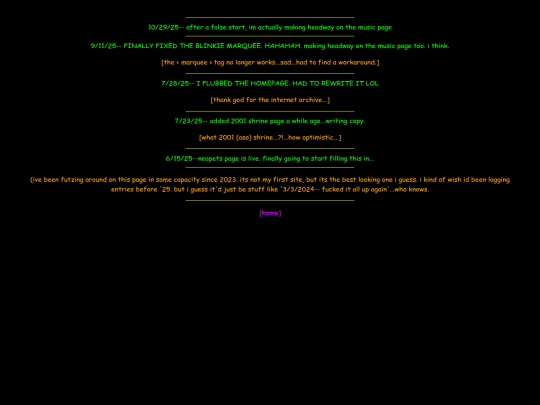 updates screenshot