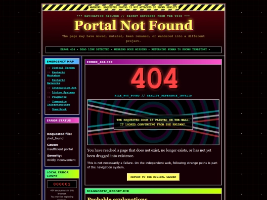 not_found screenshot