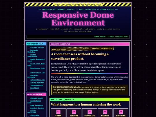 responsive-dome-environment screenshot
