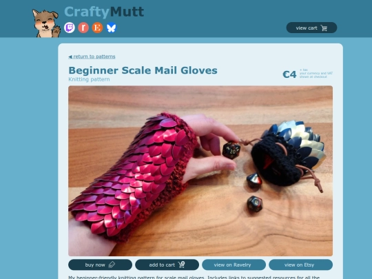 patterns/beginnerscalemailgloves screenshot