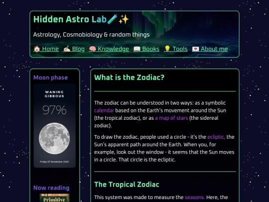 Website screenshot