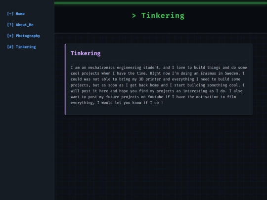 tinkering screenshot
