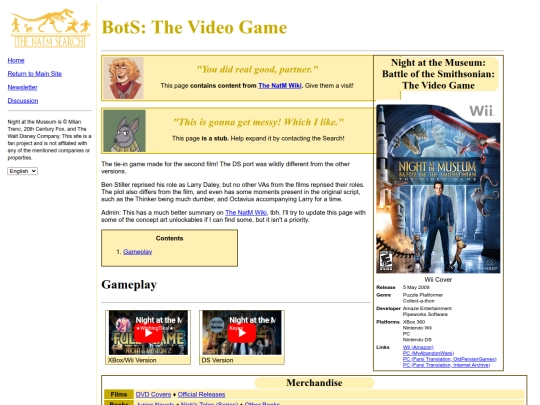 wiki/BotS_The_Video_Game screenshot