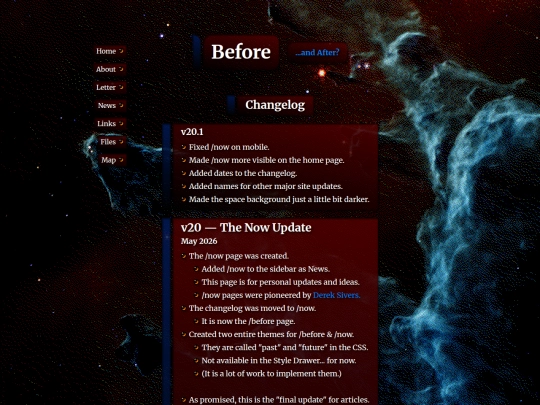 before screenshot