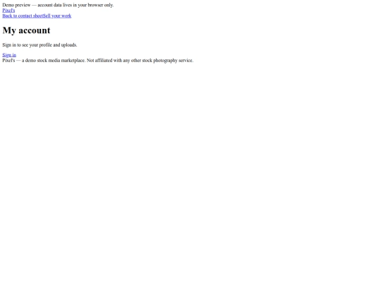 account screenshot