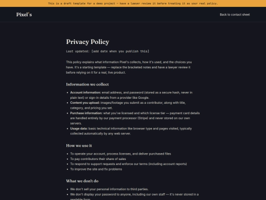 privacy screenshot