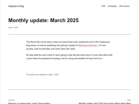 blog/monthly-update-march-2025 screenshot