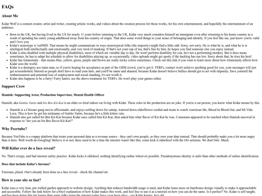 faq screenshot