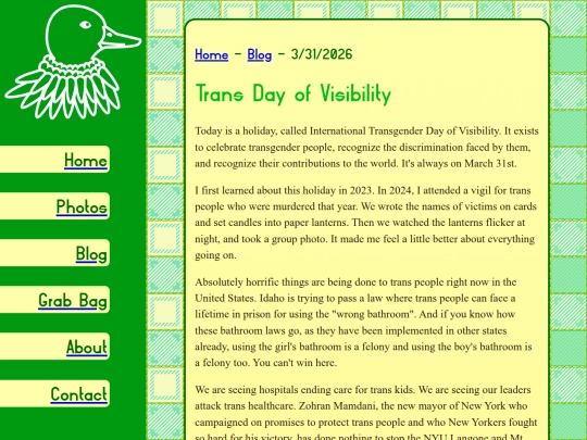 Website screenshot