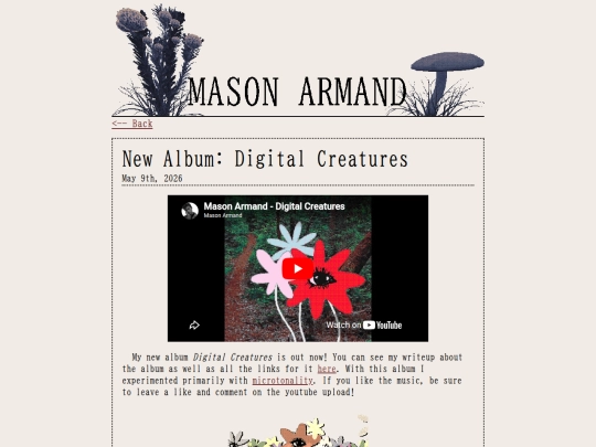 blog/new-album-digital-creatures screenshot