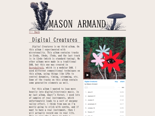 music/digital-creatures screenshot
