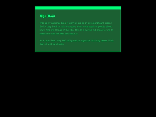 blogabout screenshot