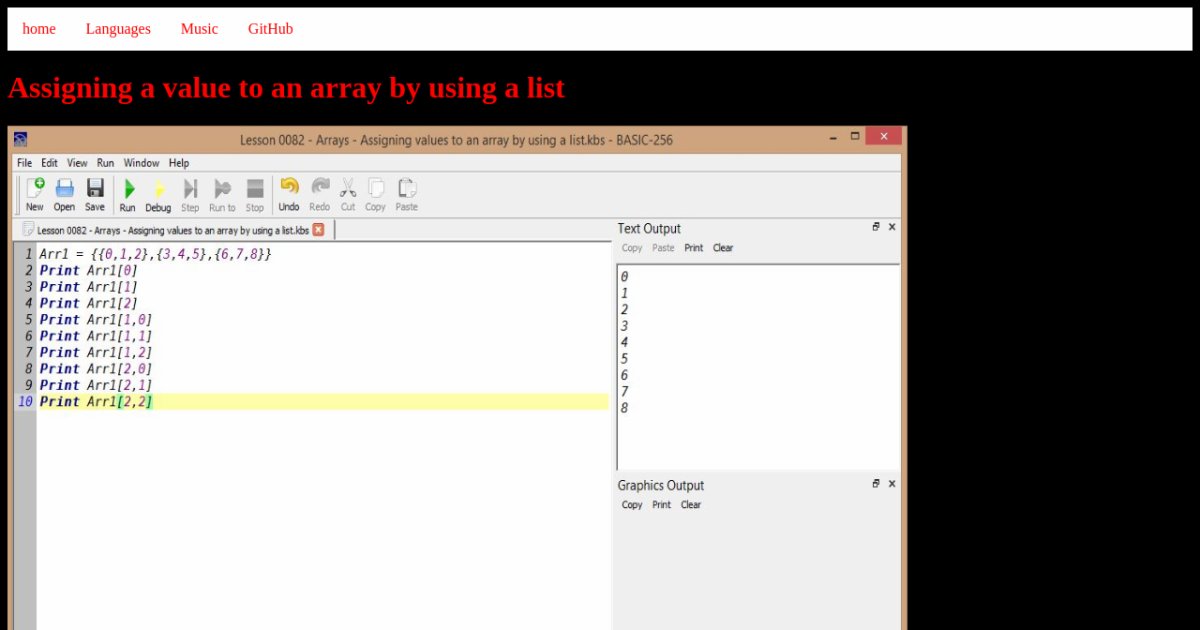 Basic-256 Tutorials