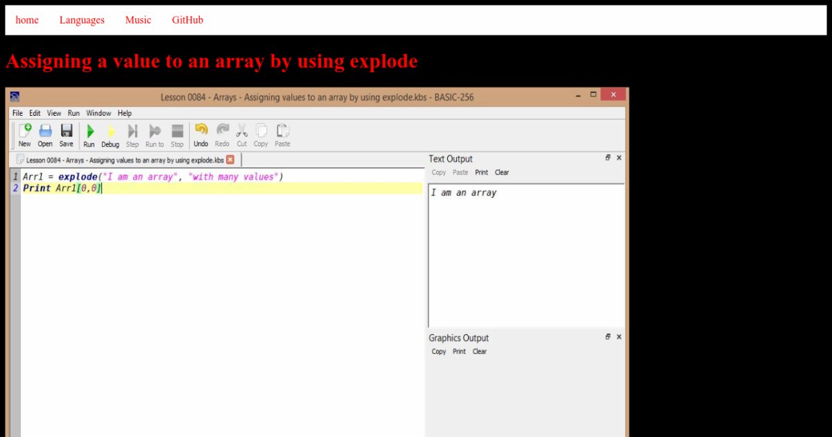Basic-256 Tutorials