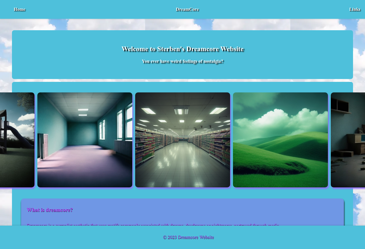 Dreamcore designs, themes, templates and downloadable graphic