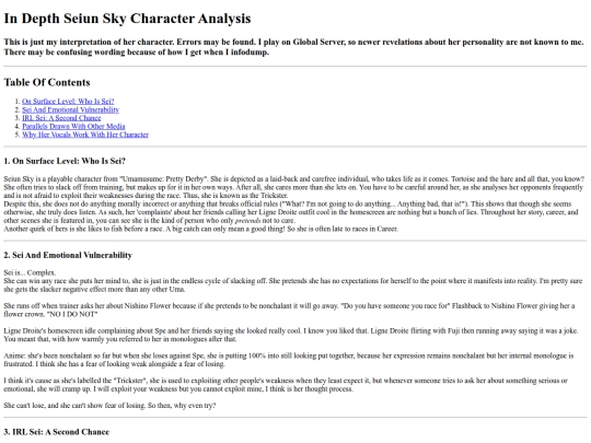 infodump screenshot