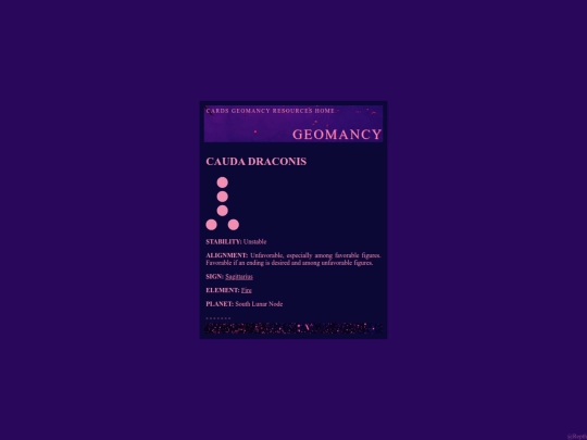 geomancy/cauda-draconis screenshot
