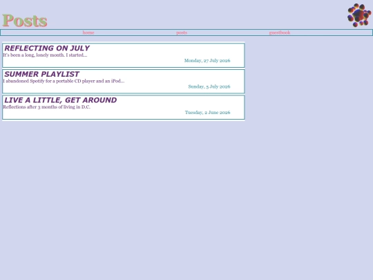 posts screenshot