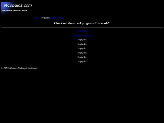 Website screenshot