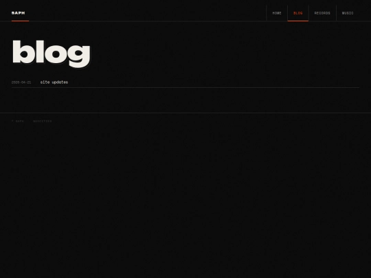 blog screenshot