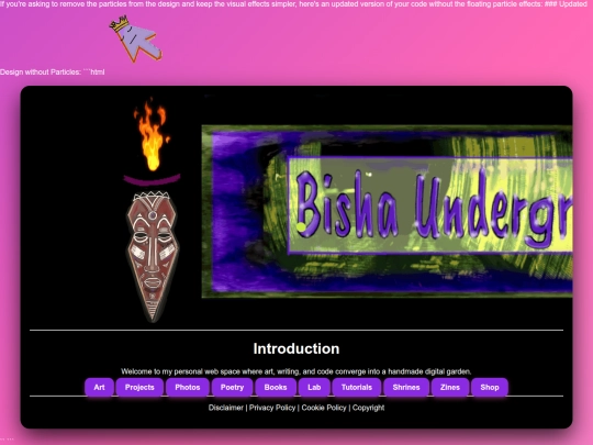 Website screenshot