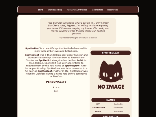 chars/spottedleaf screenshot