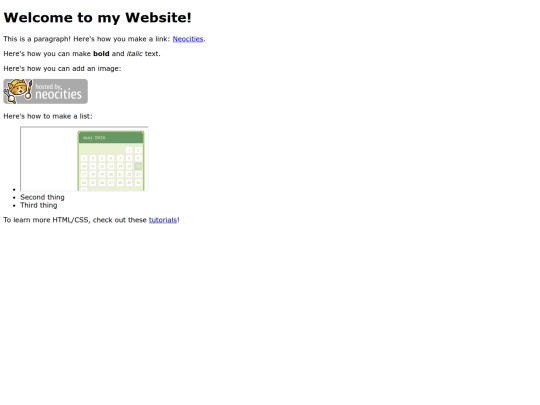 index screenshot