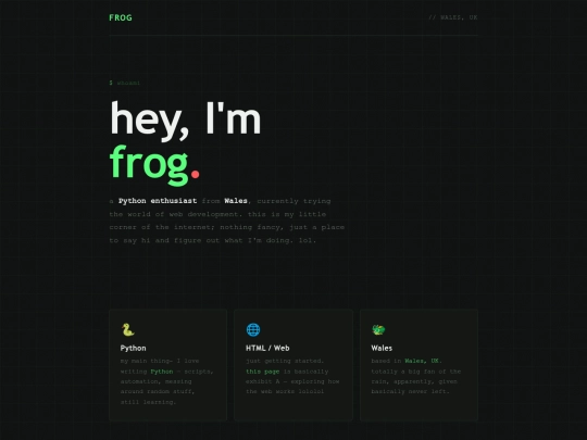 Website screenshot