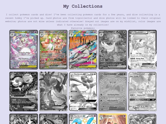 collections screenshot