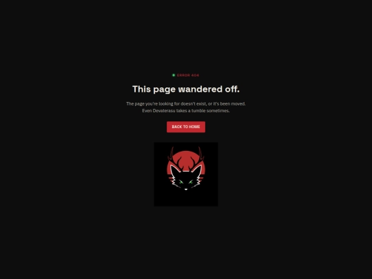 not_found screenshot