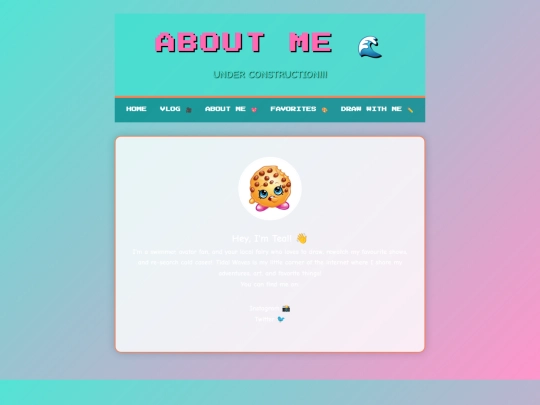 file structure/aboutme screenshot