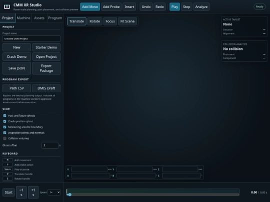 CMM-XR-Studio screenshot
