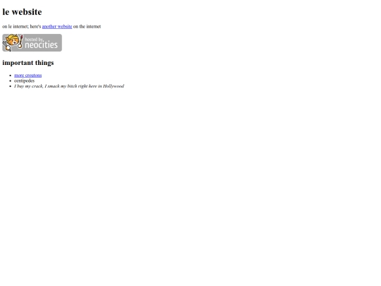 Website screenshot