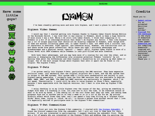 Website screenshot