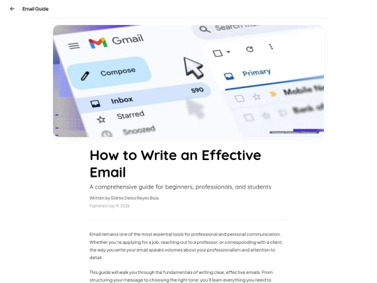 docs/blogs/how-to-write-email screenshot