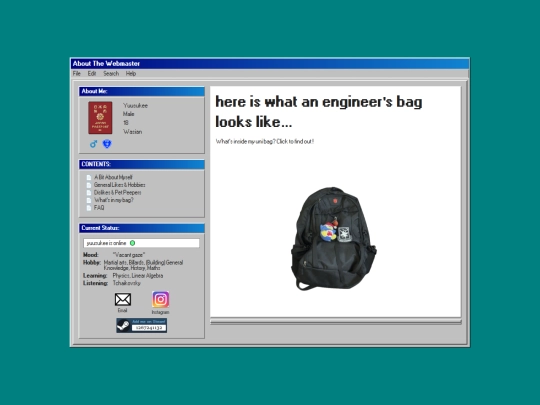 bag screenshot