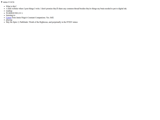 statuses/current screenshot